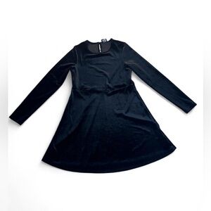 I.N.C. International Concepts Girls Velvet Long Sleeve Dress, Size M (10/12)